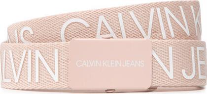 Calvin Klein Παιδική Ζώνη Υφασμάτινη Ροζ