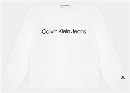 Calvin Klein Παιδικό Φούτερ Λευκό από το Modivo