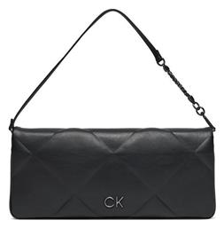 Calvin Klein Re-lock Quilt Γυναικεία Τσάντα Χειρός Μαύρη