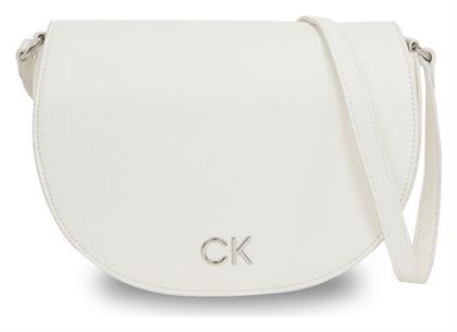 Calvin Klein Saddle Γυναικεία Τσάντα Χιαστί Λευκή από το X-ray shoes