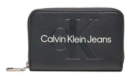 Calvin Klein Sculpted Μικρό Γυναικείο Πορτοφόλι Μαύρο