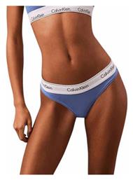 Calvin Klein Βαμβακερό Γυναικείο String Μπλε