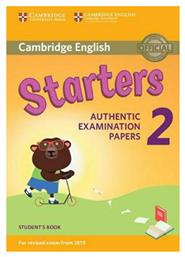 CAMBRIDGE YOUNG LEARNERS ENGLISH TESTS STARTERS 2 Student 's Book (FOR REVISED EXAM FROM 2018) από το Plus4u