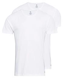 Camel Active Ανδρικές Φανέλες Κοντομάνικες Λευκό 2Pack