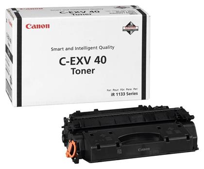 Canon C-EXV40 Γνήσιο Toner Laser Εκτυπωτή Μαύρο 6000 Σελίδων (3480B006)