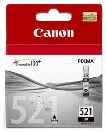 Canon CLI-521 Μελάνι Εκτυπωτή InkJet Μαύρο (2933B001)