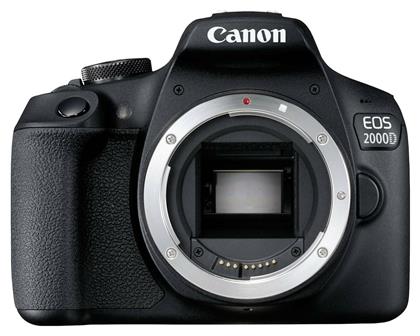 Canon DSLR Φωτογραφική Μηχανή EOS 2000D Crop Frame Body Black