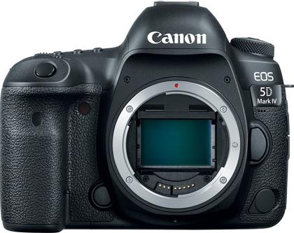 Canon DSLR Φωτογραφική Μηχανή EOS 5D Mark IV Full Frame Body Black από το Media Markt