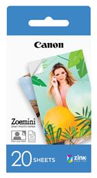 Canon Φωτογραφικό Χαρτί Instant 5x7.5 για Εκτυπωτές Zink 20 Φύλλα