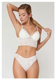 Cansoy Δαντελένιο Σετ Εσωρούχων Bralette με Brazil Liona 319