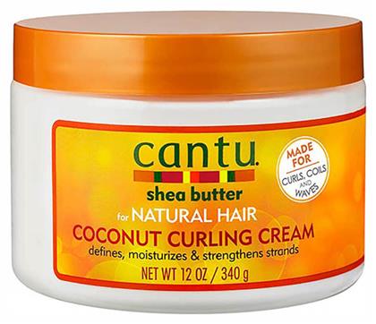 Cantu Κρέμα Μαλλιών Shea Butter Coconut Curling για Μπούκλες με Ελαφρύ Κράτημα 340gr