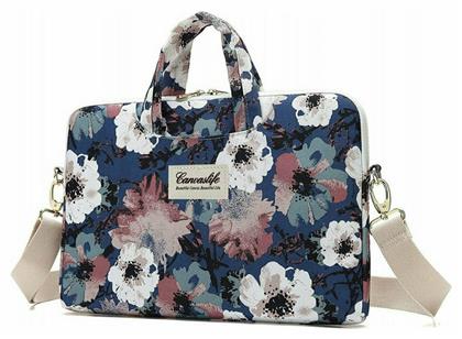 Canvaslife Briefcase Τσάντα Ώμου / Χειρός για Laptop 16'' Blue Camellia