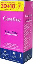 CareFree Plus Long Fresh Scent Σερβιετάκια 30τμχ & 10τμχ