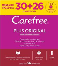 CareFree Plus Normal Σερβιετάκια για Κανονική Ροή 2.5 Σταγόνες 30τμχ & 26τμχΚωδικός: 20286980