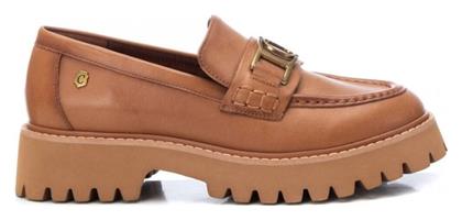 Carmela Footwear Δερμάτινα Γυναικεία Loafers σε Καφέ Χρώμα