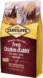Carnilove Into The Wild Fresh Chicken & Rabbit Ξηρά Τροφή για Ενήλικες Γάτες με Κουνέλι / Κοτόπουλο 2kg