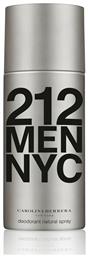 Carolina Herrera 212 Men NYC Deodorant Natural Αποσμητικό σε Spray 150ml από το Galerie De Beaute