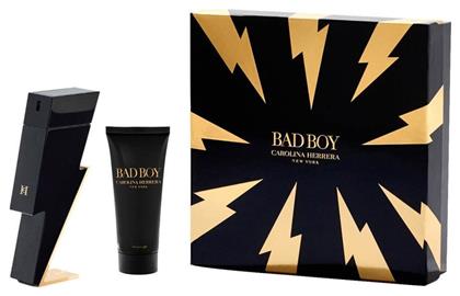 Carolina Herrera Bad Boy Set Eau De Toilette 100ml & Shower Gel 100ml