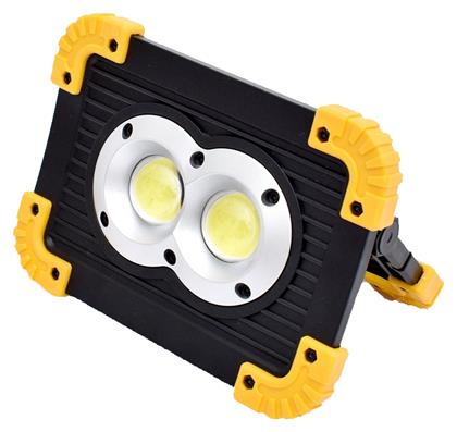 Carpower Προβολέας Εργασίας Μπαταρίας LED IP65 με Φωτεινότητα έως 1800lm Εργασίας/Επαναφορτιζόμενος
