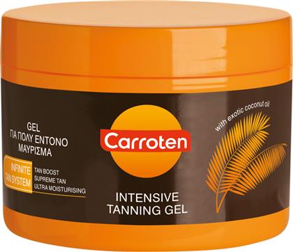 Carroten Intensive Tanning Gel Coconut Oil Αδιάβροχο Gel Μαυρίσματος για το Σώμα με Χρώμα 150ml