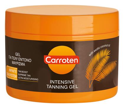 Carroten Intensive Tanning με Coconut Oil Gel Μαυρίσματος για το Σώμα με Χρώμα 150ml