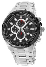 Casio Casio Edifice Ρολόι Μπαταρίας με Μεταλλικό Μπρασελέ