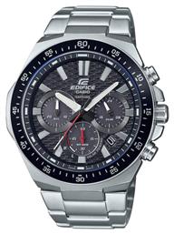 Casio Edifice Premium Ρολόι Χρονογράφος Solar με Ασημί Μεταλλικό Μπρασελέ από το Kiriakos Gofas