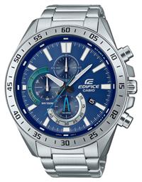 Casio Edifice Ρολόι Μπαταρίας με Μεταλλικό Μπρασελέ