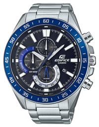 Casio Edifice Ρολόι Μπαταρίας με Μεταλλικό Μπρασελέ