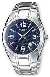 Casio Edifice Ρολόι Μπαταρίας με Μεταλλικό Μπρασελέ