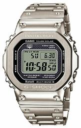 Casio G-Shock Full Metal Ψηφιακό Ρολόι Solar με Ασημί Μεταλλικό Μπρασελέ