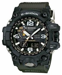 Casio G-Shock Master of G-Land Mudmaster Ρολόι Χρονογράφος Solar με Πράσινο Καουτσούκ Λουράκι από το Kiriakos Gofas