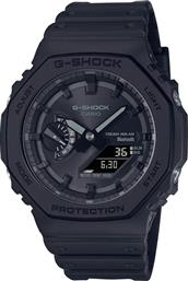 Casio G-Shock Ψηφιακό Ρολόι Χρονογράφος Solar με Μαύρο Καουτσούκ Λουράκι από το Modivo