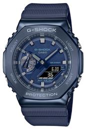 Casio G-Shock Ρολόι Μπαταρίας με Μπλε Καουτσούκ Λουράκι από το Kiriakos Gofas