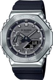 Casio G-Shock Ρολόι Χρονογράφος Μπαταρίας με Μαύρο Καουτσούκ Λουράκι από το Modivo