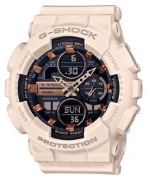 Casio G-Shock Ρολόι Χρονογράφος με Μπεζ Καουτσούκ Λουράκι από το Kiriakos Gofas