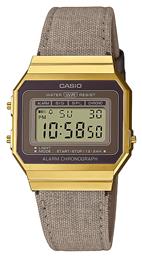 Casio Ladies Ρολόι με Γκρι Υφασμάτινο Λουράκι από το Modivo