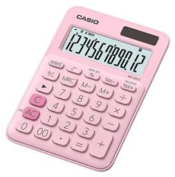 Casio MS-20UC Αριθμομηχανή Λογιστική 12 Ψηφίων σε Ροζ Χρώμα