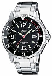 Casio MTD-1053D-1AV Ρολόι Μπαταρίας με Μεταλλικό Μπρασελέ