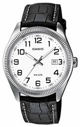 Casio Ρολόι Μπαταρίας με Δερμάτινο Λουράκι