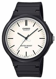 Casio Ρολόι Μπαταρίας με Μαύρο Καουτσούκ Λουράκι από το Kiriakos Gofas