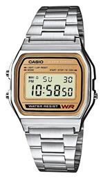 Casio Ρολόι Χρονογράφος Μπαταρίας με Ασημί Μεταλλικό Μπρασελέ από το Eleftheriou Online