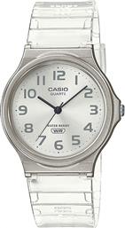 Casio Ρολόι με Λευκό Καουτσούκ Λουράκι