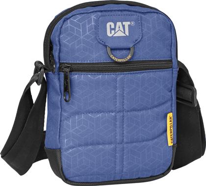 CAT Ανδρική Τσάντα Ώμου / Χιαστί σε Μπλε χρώμα