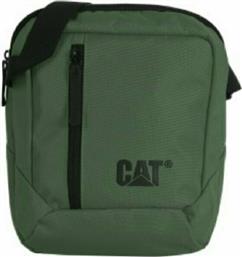 CAT Ανδρική Τσάντα Ώμου / Χιαστί σε Χακί χρώμα