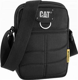 CAT Ανδρική Τσάντα Ώμου / Χιαστί σε Μαύρο χρώμα από το Epapoutsia