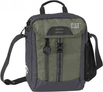CAT Ανδρική Τσάντα Ώμου / Χιαστί σε Πράσινο χρώμα