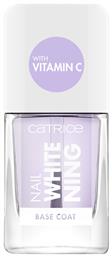 Catrice Cosmetics Whitening Base Coat για Απλά Βερνίκια 10.5ml