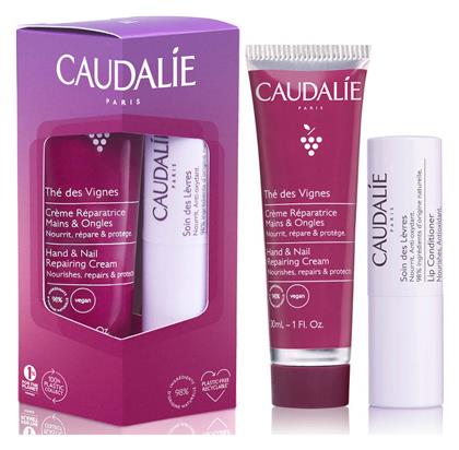 Caudalie Thé Des Vignes Hand & Lip Duo Σετ Περιποίησης για Ενυδάτωση