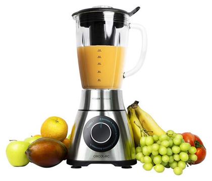 Cecotec Power Black Titanium 1300 Perfectmix Μπλέντερ για Smoothies με Γυάλινη Κανάτα 1.8lt 1300W Μαύρο